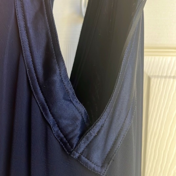 ELIE TAHARI  Everly Silk Trim Sleeveless Maxi Dress/Gown - Picture 9 of 15